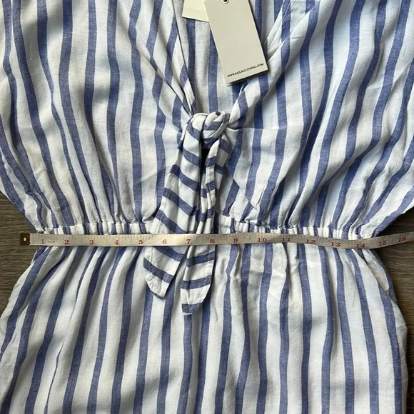 NEW Rails Charlotte Striped Tie-Front Dress - Picture 12 of 13